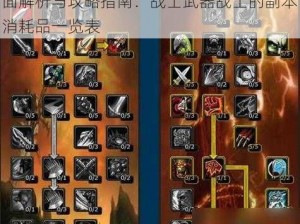 魔兽世界WLK武器战副本必备消耗品全面解析与攻略指南：战士武器战士的副本消耗品一览表