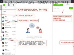 社交好友系统全面解析：连接你我他的桥梁与纽带