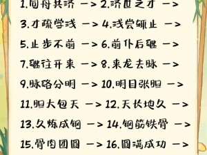 成语宫廷记第16关答案揭秘：深藏不露的智谋与决胜千里的策略之道