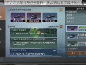 明日之后远星挑战杯全攻略：挑战玩法深度解析与分享