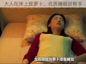 大人在床上拔萝卜，优质睡眠好帮手