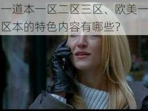 欧美一道本一区二区三区、欧美一区二区三区本的特色内容有哪些？