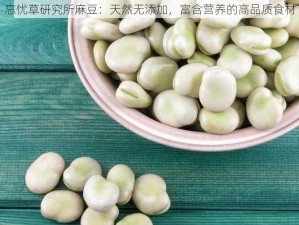 忘忧草研究所麻豆：天然无添加，富含营养的高品质食材