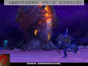 《魔兽世界谜题解析：灵蛇之谜，探寻获得之道》