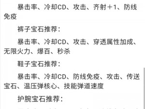 全民超神指南：沙漠死神宝石搭配全攻略，宝石推荐助力最强输出