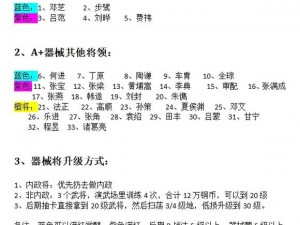 大牌三国新手攻略：前期快速提升战力秘诀大揭秘