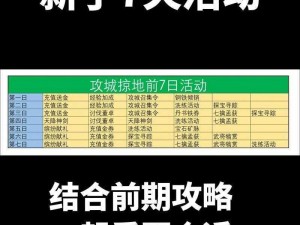 全民攻城新手攻略：前期发展必备策略与技巧指南