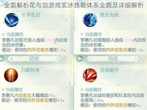 全面解析花与剑游戏玄冰技能体系全貌及详细解析