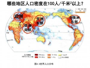 人口对比：亚洲、欧洲、美洲的人口状况如何？