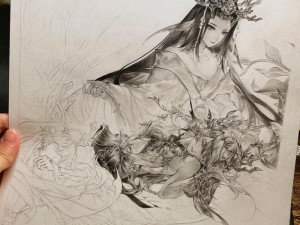 以手绘重塑《阴阳师》中的鬼魅魅力 —— 人物绘师展现阴阳秘术之美