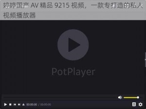 婷婷国产 AV 精品 9215 视频，一款专打造的私人视频播放器