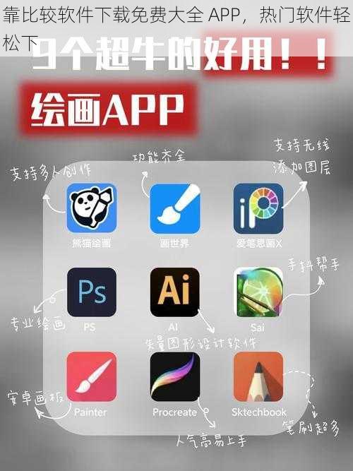 靠比较软件下载免费大全 APP，热门软件轻松下