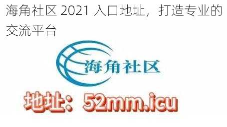 海角社区 2021 入口地址，打造专业的交流平台