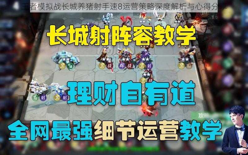 王者模拟战长城养猪射手速8运营策略深度解析与心得分享