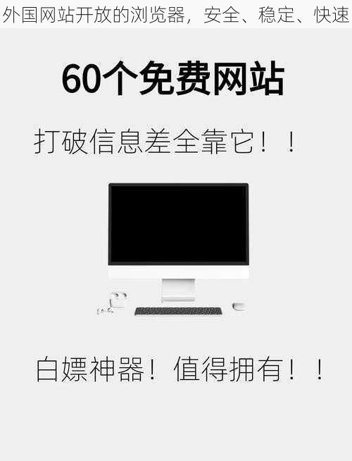 外国网站开放的浏览器，安全、稳定、快速