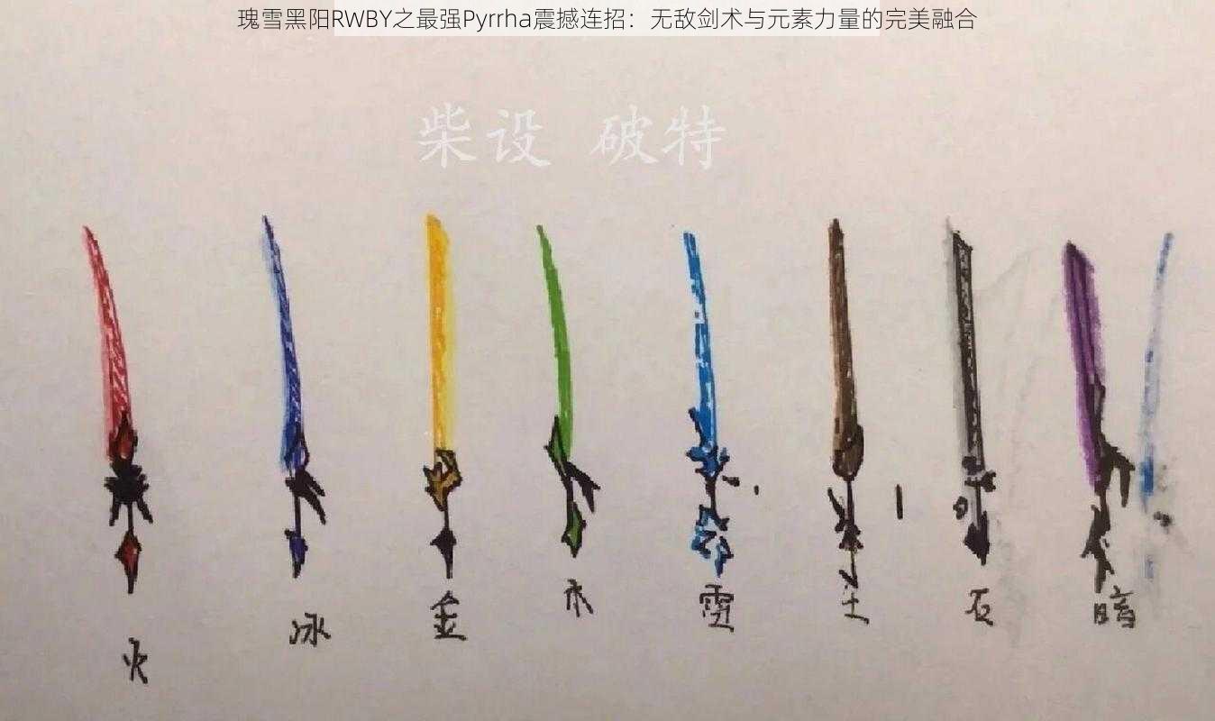 瑰雪黑阳RWBY之最强Pyrrha震撼连招：无敌剑术与元素力量的完美融合