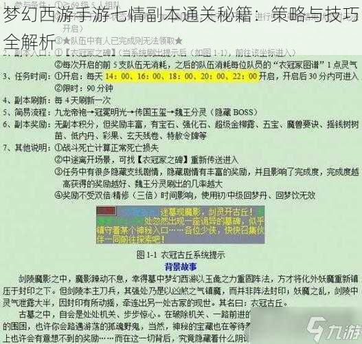 梦幻西游手游七情副本通关秘籍：策略与技巧全解析