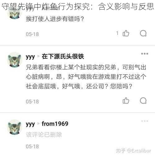 守望先锋中炸鱼行为探究：含义影响与反思