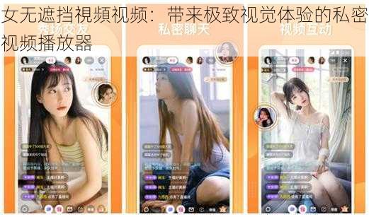 女无遮挡視頻视频：带来极致视觉体验的私密视频播放器