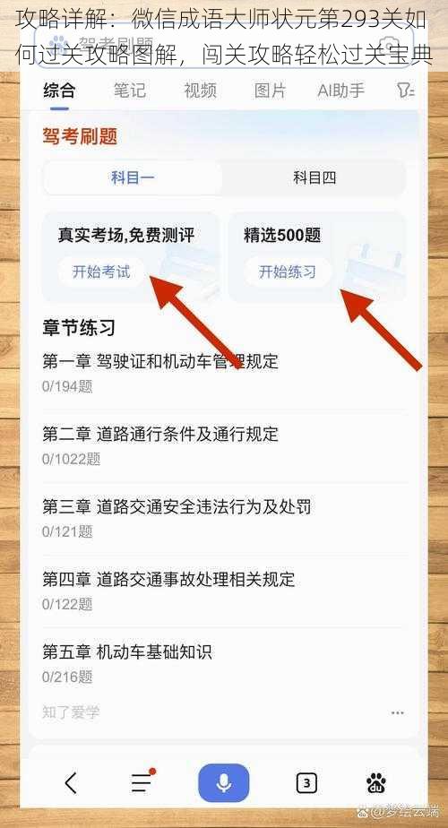 攻略详解：微信成语大师状元第293关如何过关攻略图解，闯关攻略轻松过关宝典