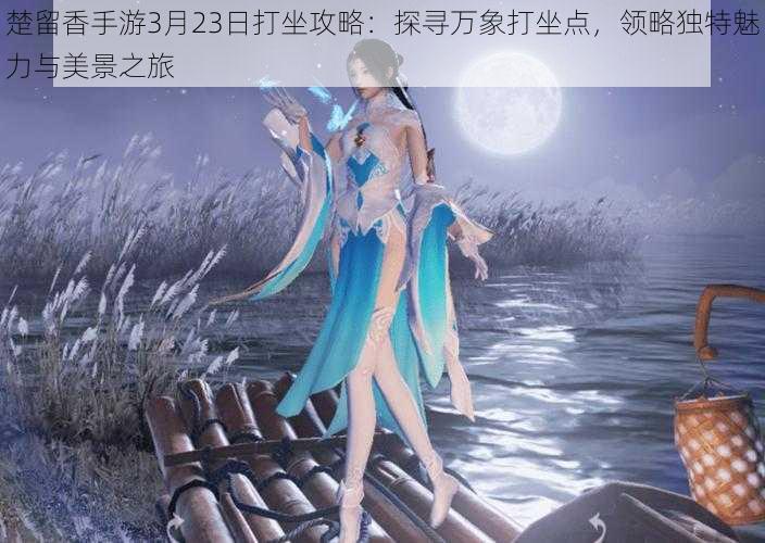 楚留香手游3月23日打坐攻略：探寻万象打坐点，领略独特魅力与美景之旅