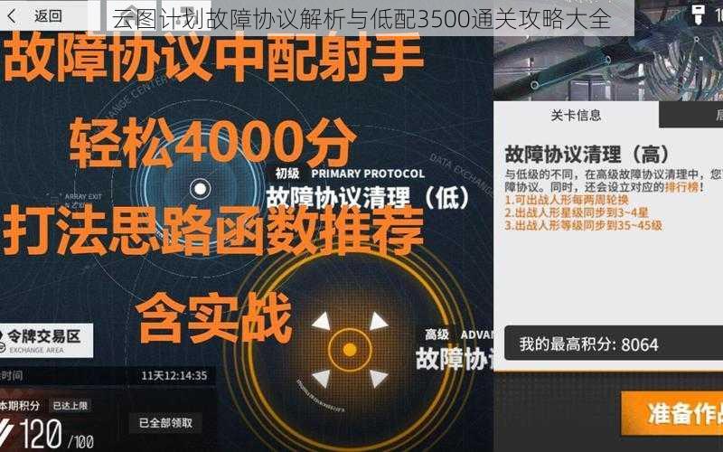 云图计划故障协议解析与低配3500通关攻略大全