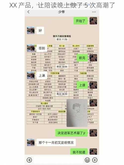 XX 产品，让陪读晚上做了 5 次高潮了