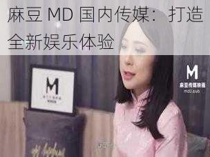 麻豆 MD 国内传媒：打造全新娱乐体验