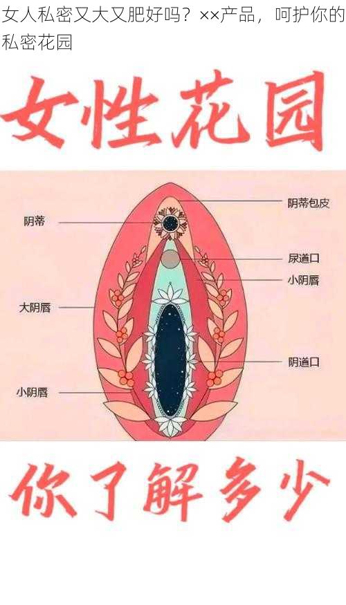 女人私密又大又肥好吗？××产品，呵护你的私密花园