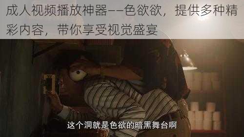 成人视频播放神器——色欲欲，提供多种精彩内容，带你享受视觉盛宴