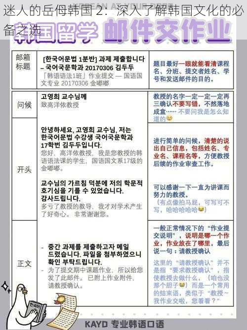 迷人的岳㑄韩国 2：深入了解韩国文化的必备之选