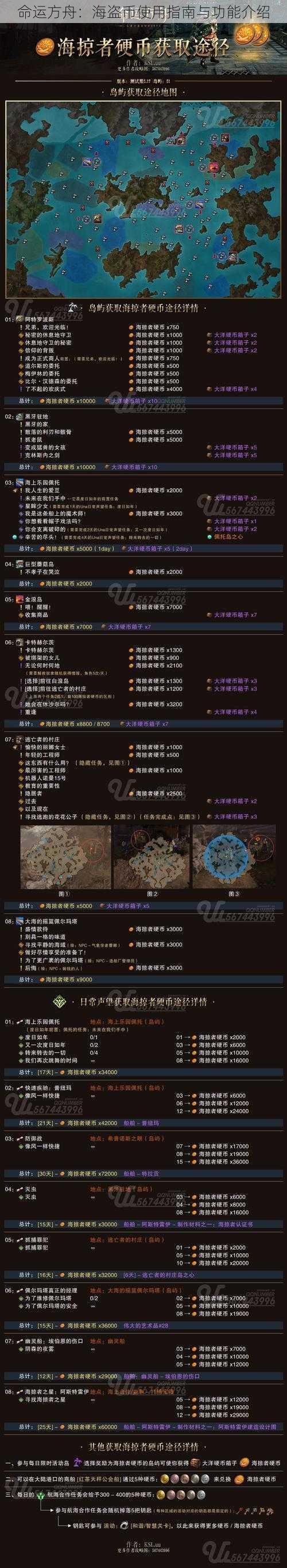 命运方舟：海盗币使用指南与功能介绍