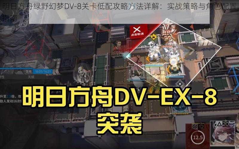 明日方舟绿野幻梦DV-8关卡低配攻略方法详解：实战策略与角色配置指南