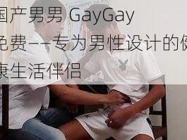 国产男男 GayGay 免费——专为男性设计的健康生活伴侣