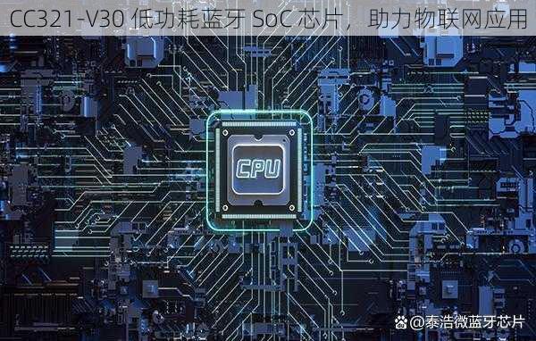 CC321-V30 低功耗蓝牙 SoC 芯片，助力物联网应用