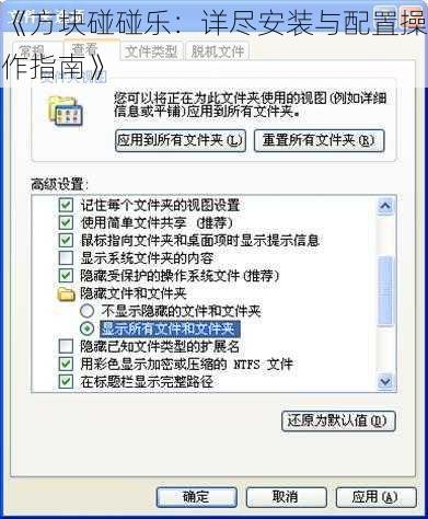 《方块碰碰乐：详尽安装与配置操作指南》