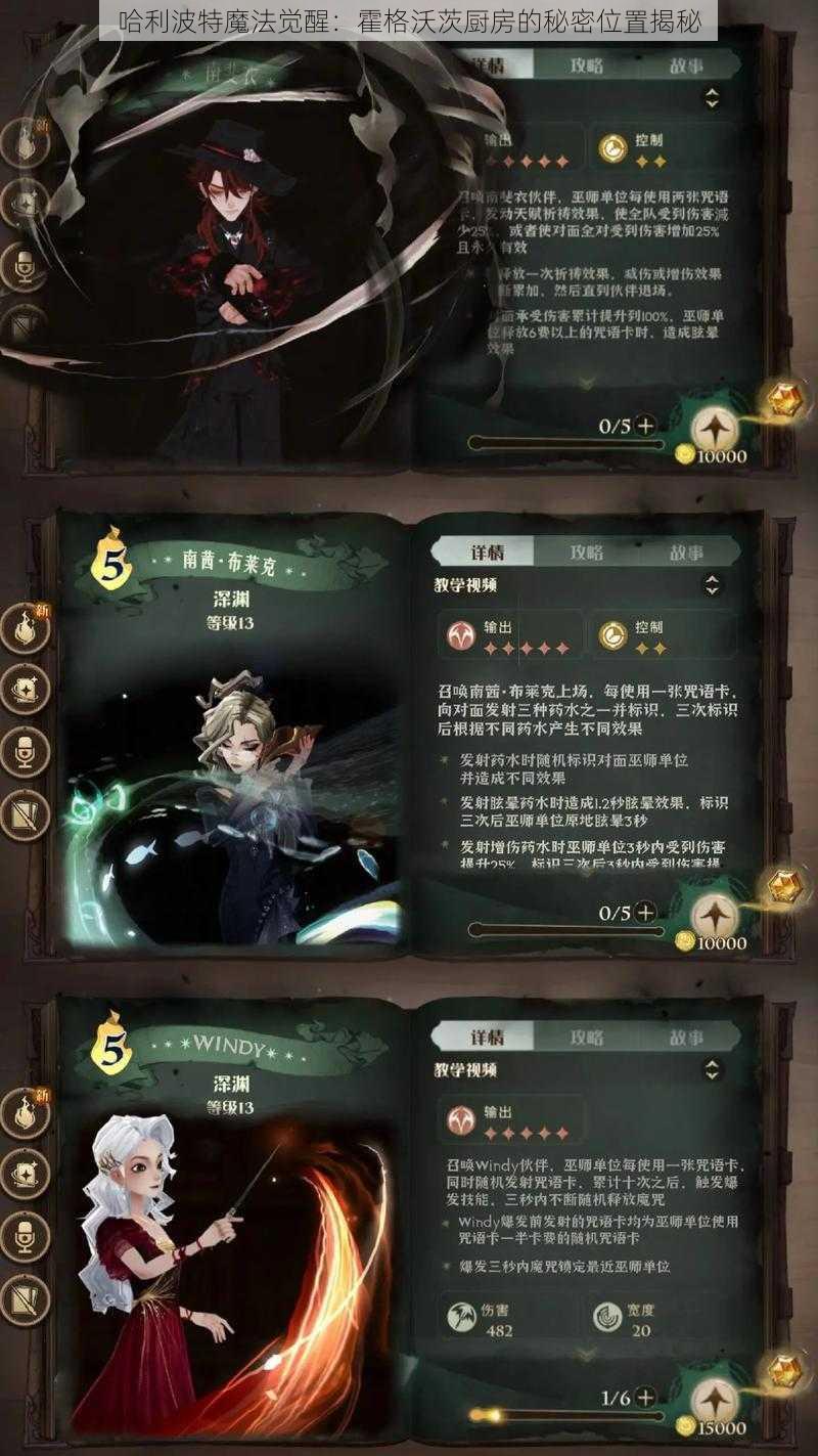 哈利波特魔法觉醒：霍格沃茨厨房的秘密位置揭秘