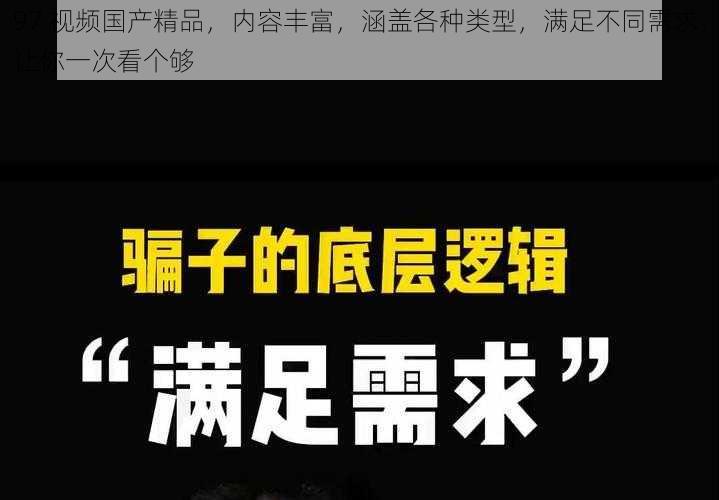 97 视频国产精品，内容丰富，涵盖各种类型，满足不同需求，让你一次看个够