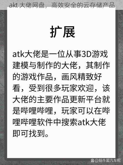 akt 大佬网盘，高效安全的云存储产品