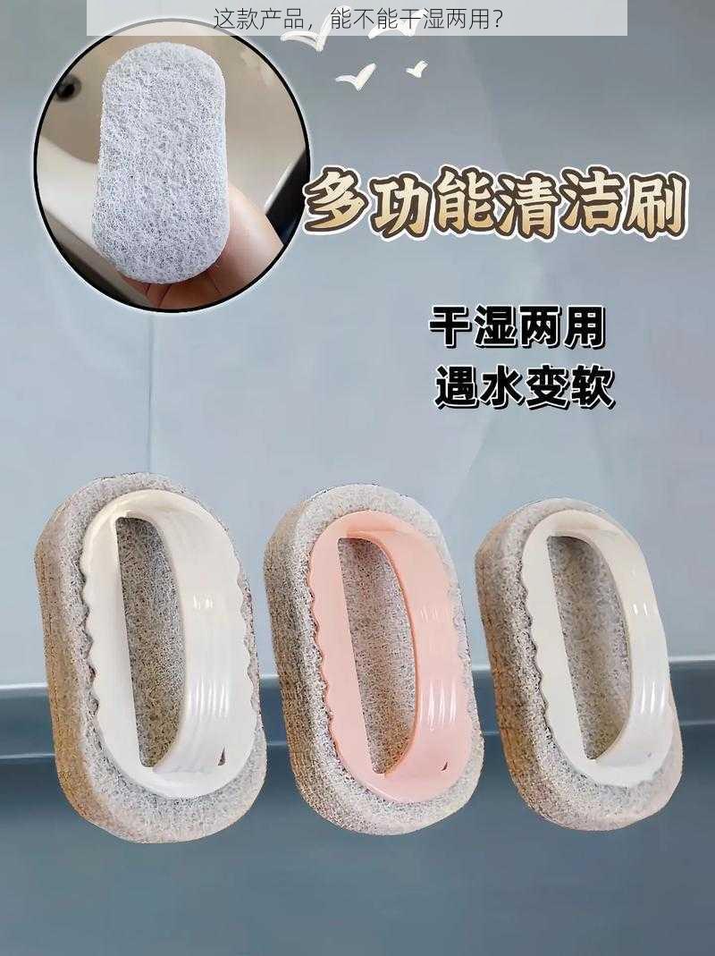 这款产品，能不能干湿两用？