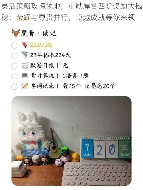 灵活策略攻掠领地，重勋厚赏四阶奖励大揭秘：荣耀与尊贵并行，卓越成就等你来领