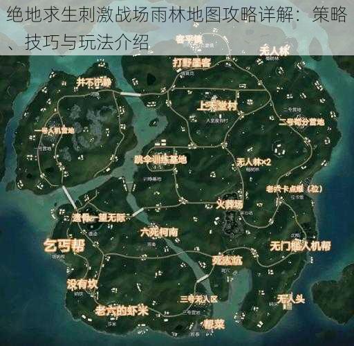 绝地求生刺激战场雨林地图攻略详解：策略、技巧与玩法介绍