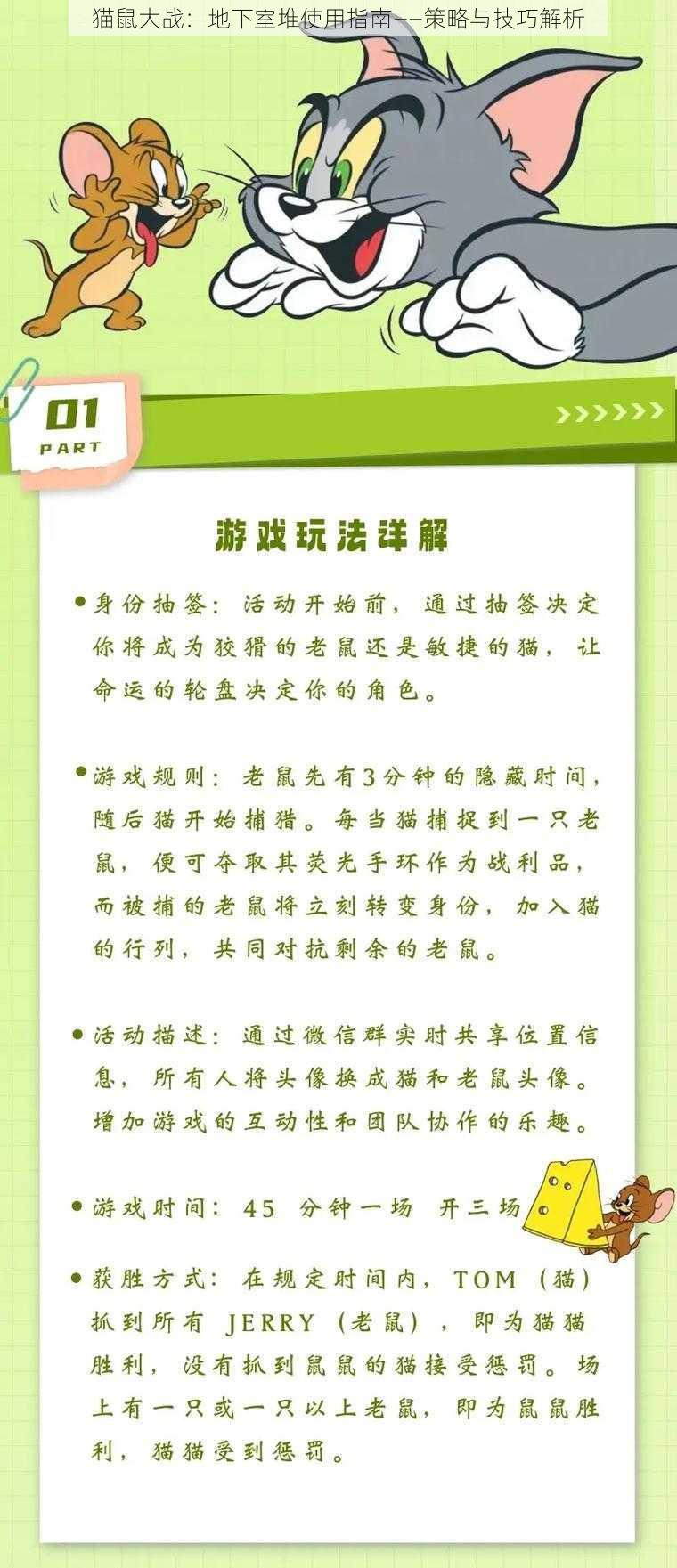 猫鼠大战：地下室堆使用指南——策略与技巧解析