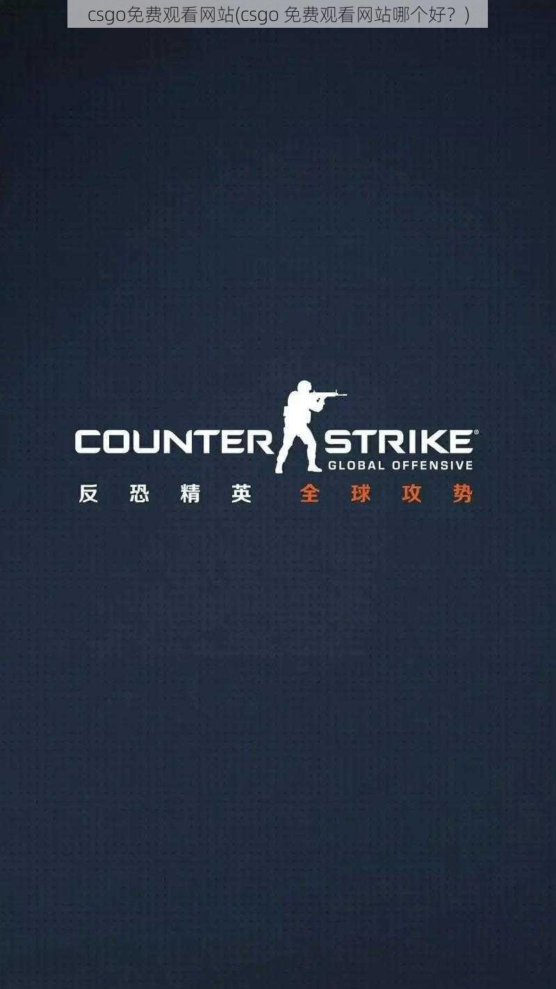 csgo免费观看网站(csgo 免费观看网站哪个好？)