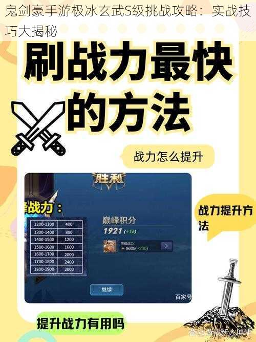 鬼剑豪手游极冰玄武S级挑战攻略：实战技巧大揭秘