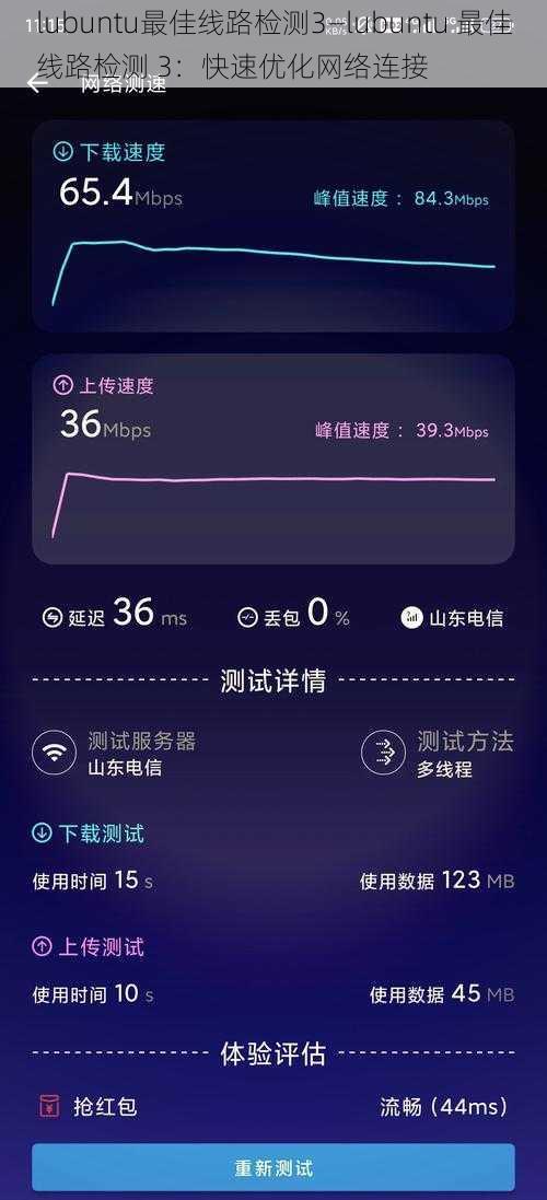 lubuntu最佳线路检测3—lubuntu 最佳线路检测 3：快速优化网络连接