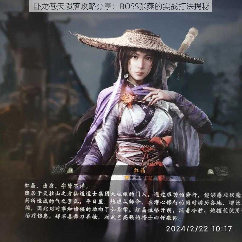 卧龙苍天陨落攻略分享：BOSS张燕的实战打法揭秘