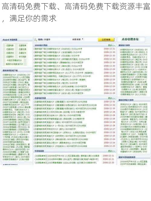 高清码免费下载、高清码免费下载资源丰富，满足你的需求