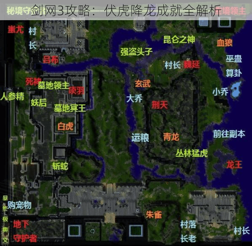 剑网3攻略：伏虎降龙成就全解析