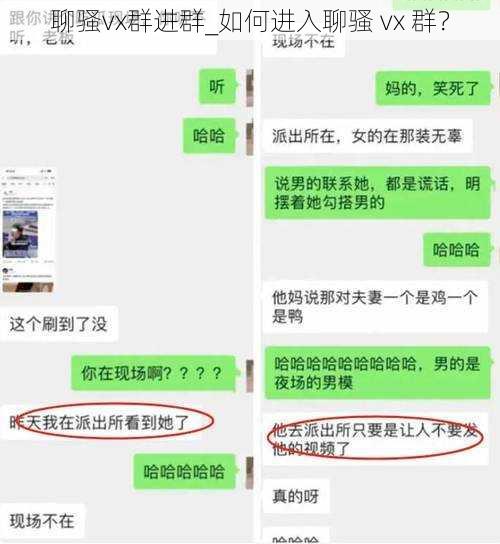 聊骚vx群进群_如何进入聊骚 vx 群？